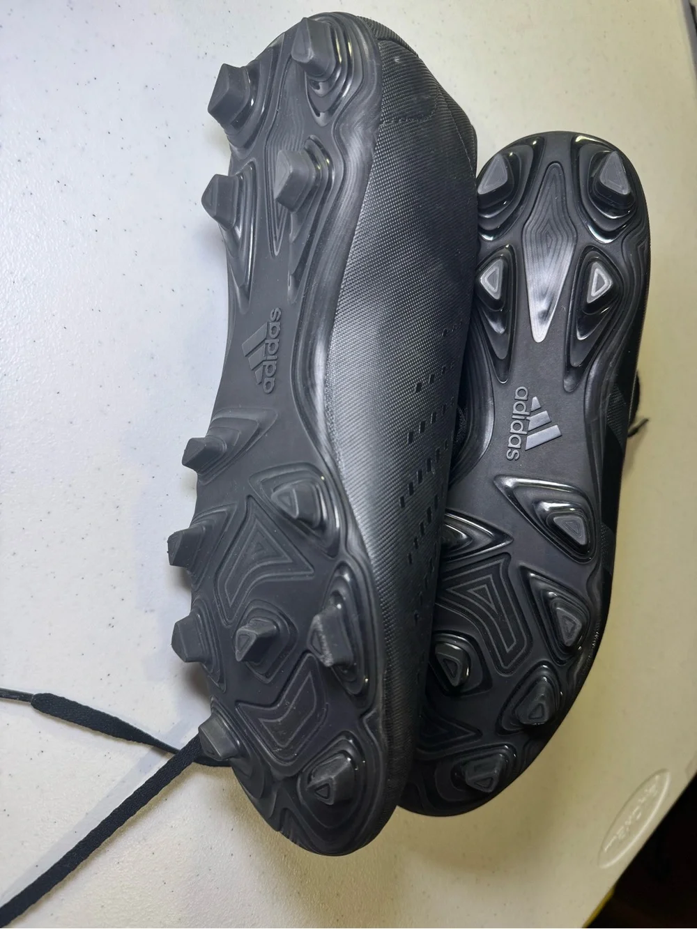 Adidas Predator Soccer Cleats All Black Mens Size 10.5 Firm New without tags